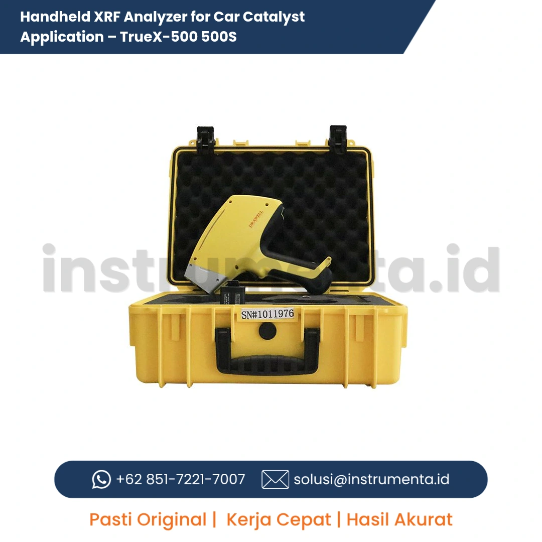 Distributor Resmi Handheld XRF Analyzer for Car Catalyst Application – TrueX-500/500S Ready Stock Indonesia